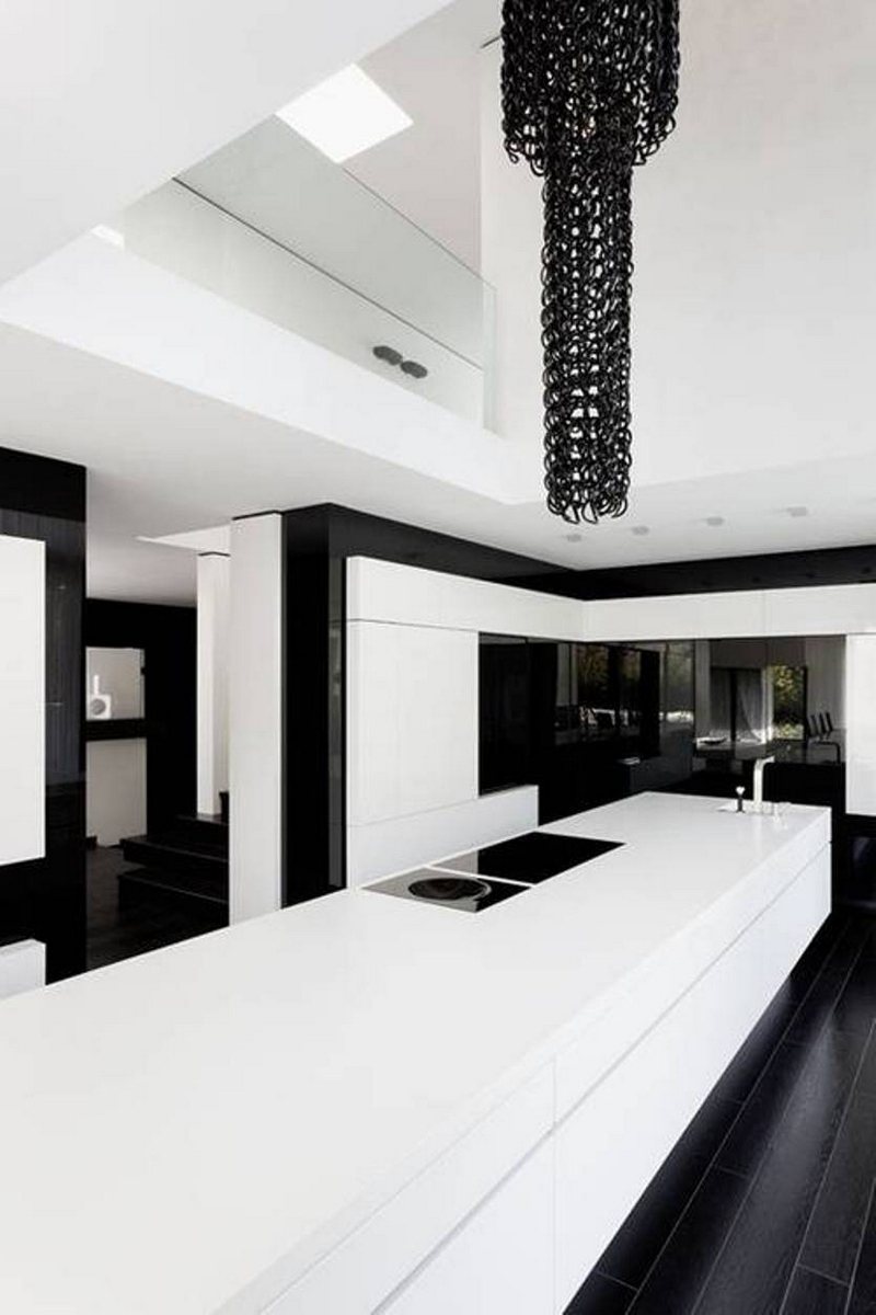Cuisine blanche et noire moderne ou classique en 55 idées