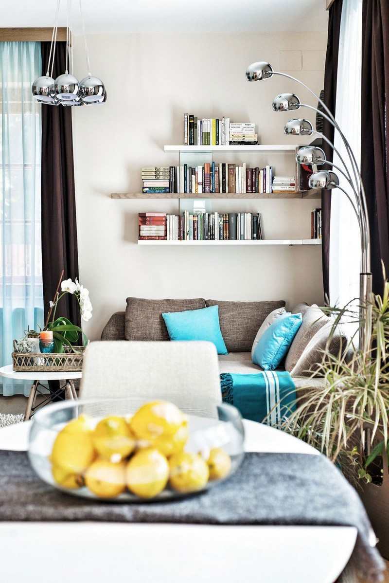 Idée déco petit salon maximiser l'espace à l'aide d'accents