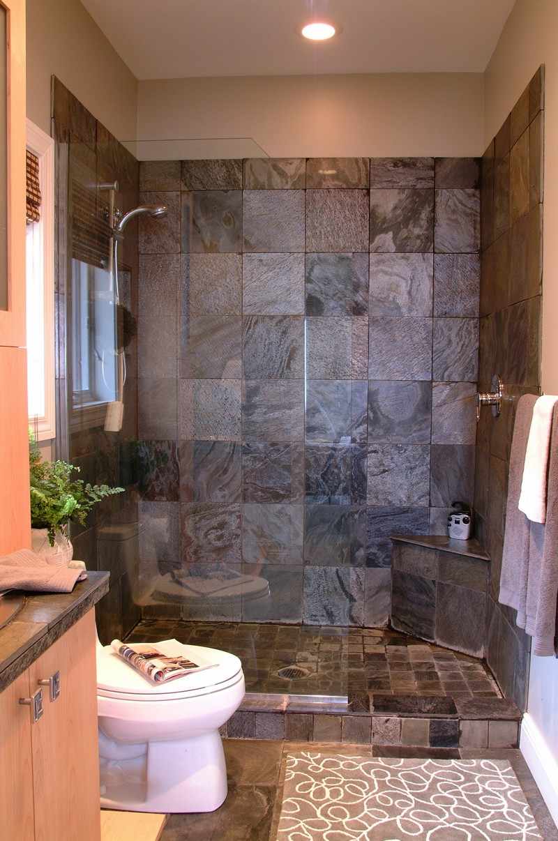 Image salle de bain l'ambiance naturelle s'invite dans la salle