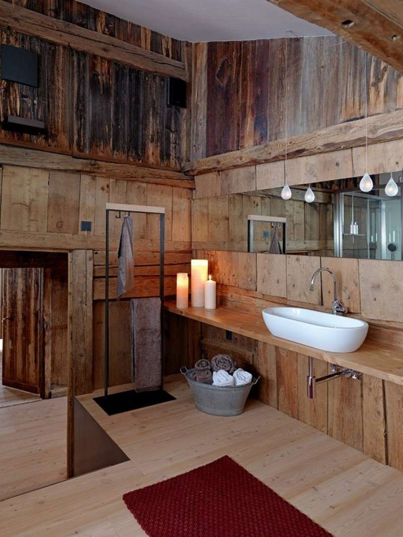 Image salle de bain l'ambiance naturelle s'invite dans la salle