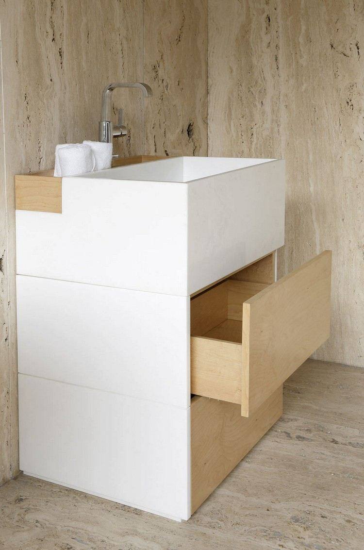 Meuble sous vasque salle de bain – 35 solutions design