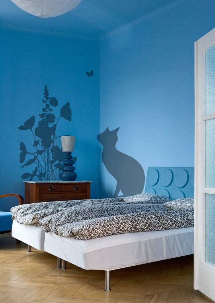 Peinture décorative dessin géométrique sublimez les murs!