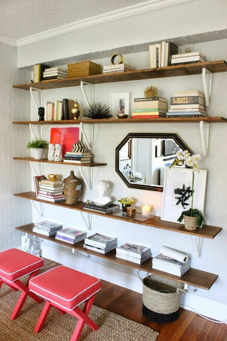 Rangement salon moderne – 35 idées top de relooking