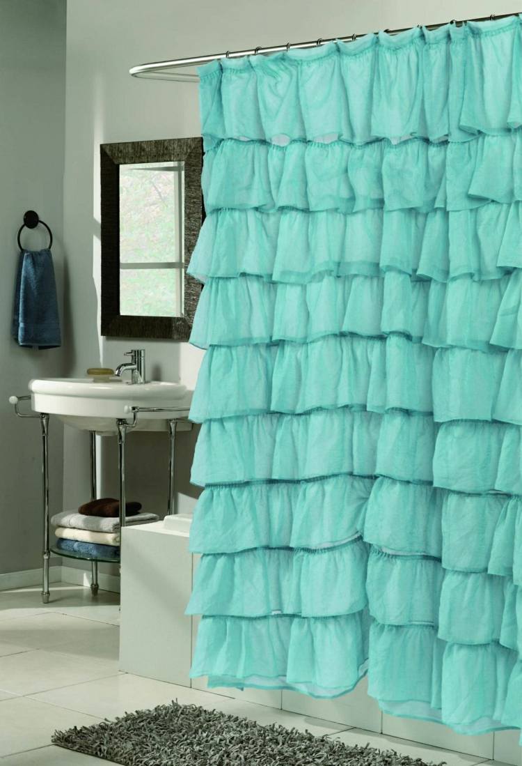 Rideau turquoise en 33 idées exotiques pour chaque pièce