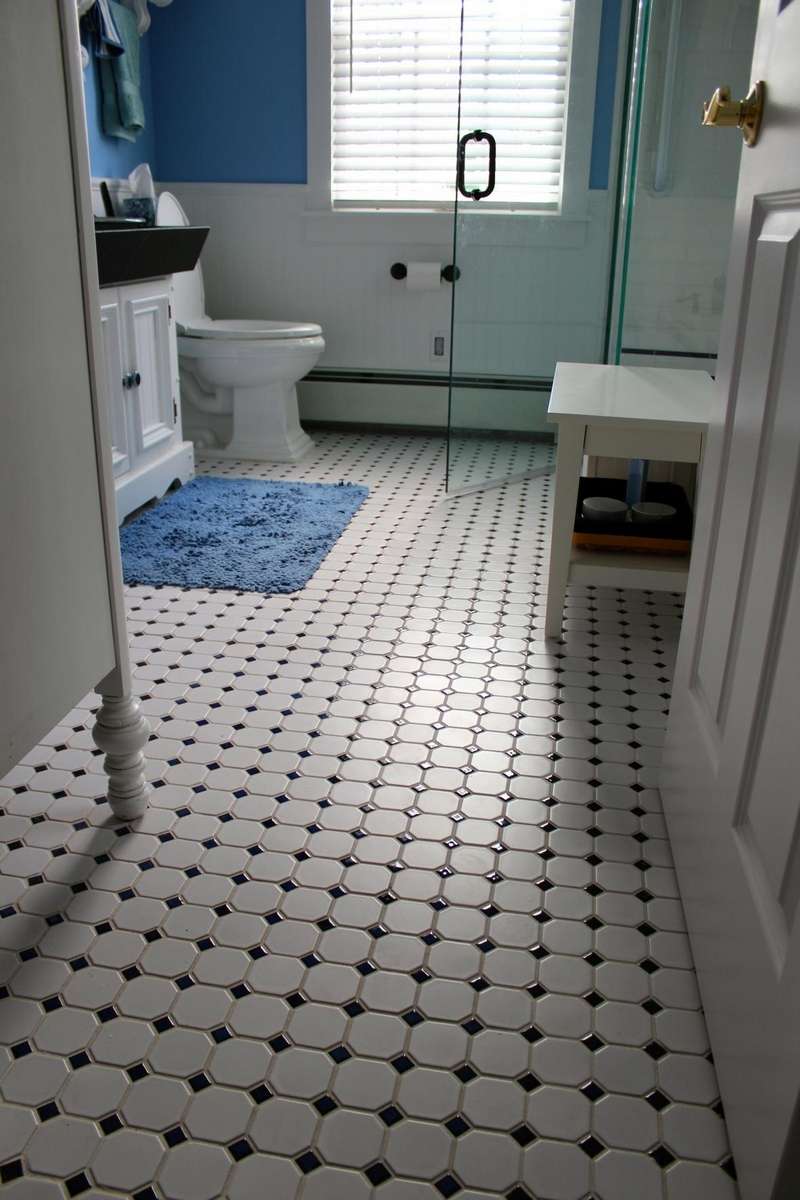 Salle de bain rétro carrelage, meubles et déco en 55 photos!