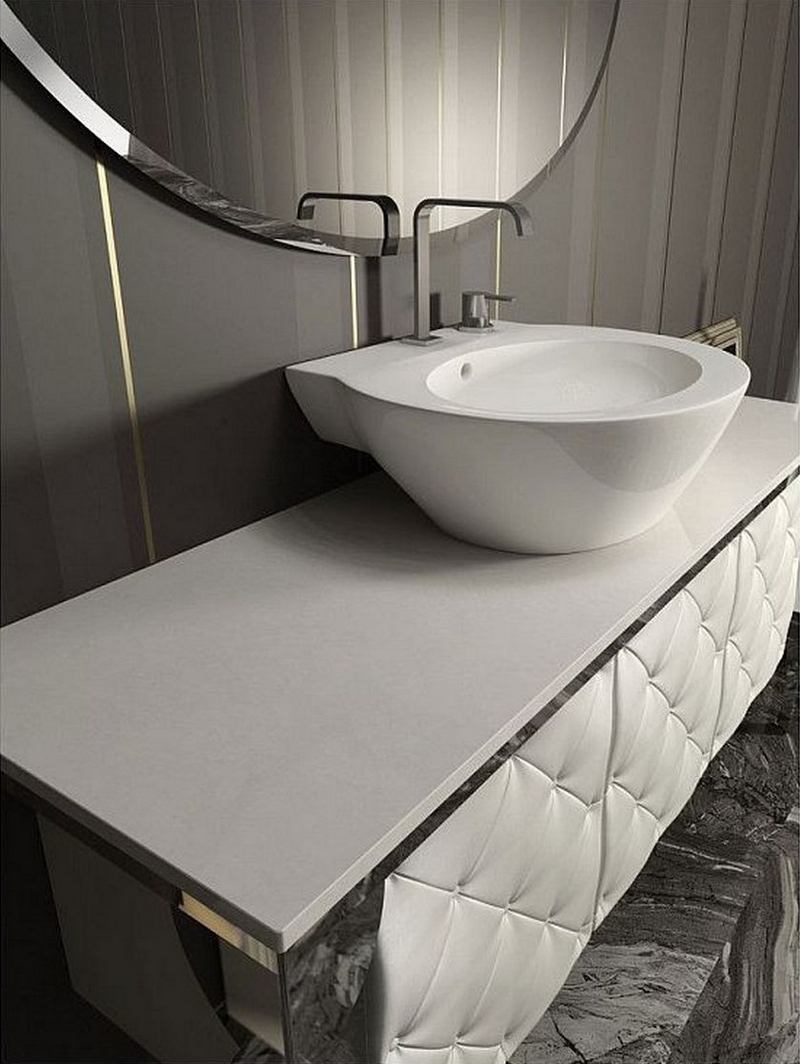 Salle de bain rétro carrelage, meubles et déco en 55 photos!