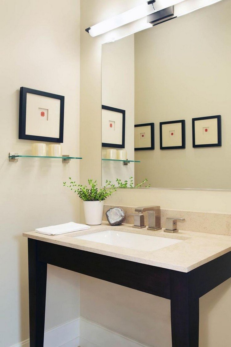 Tableau salle de bain et cadre décoratif en 40 idées top