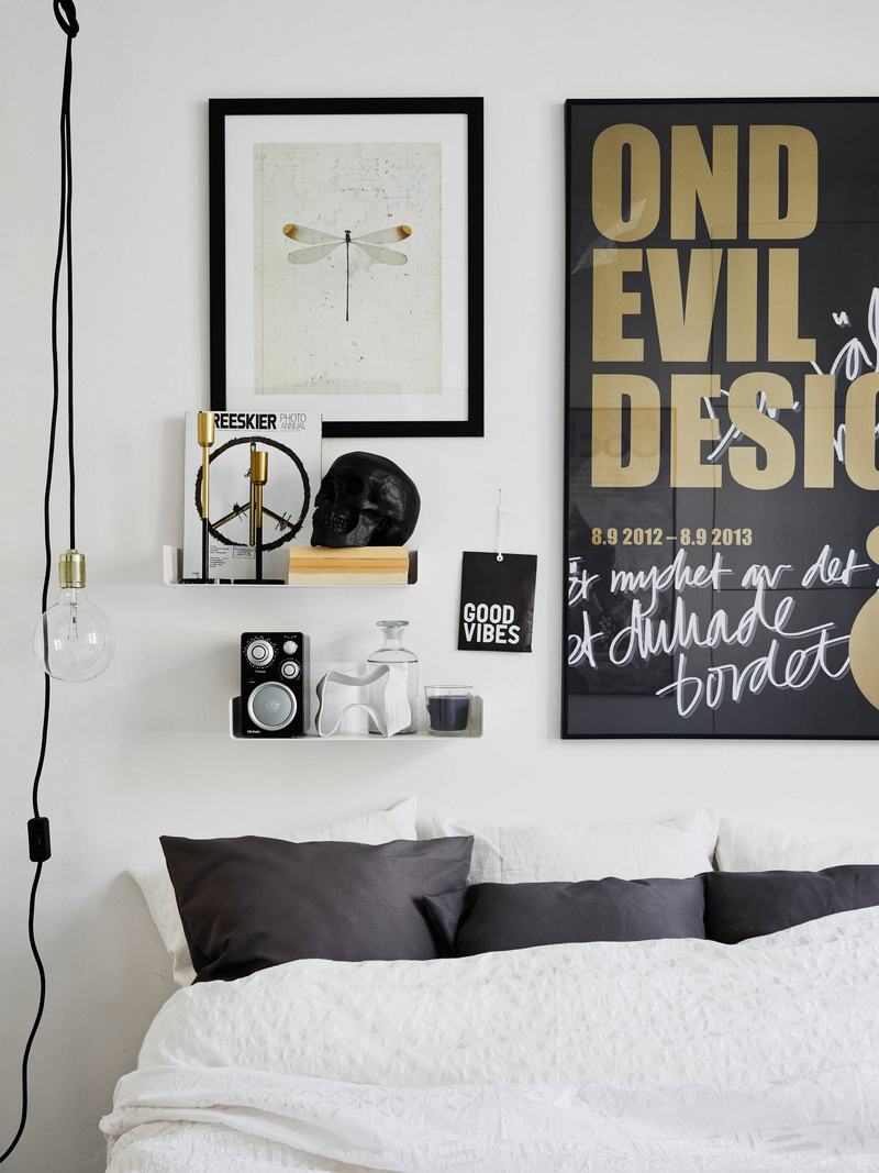 Chambre scandinave réussie en 38 idées de décoration chic!