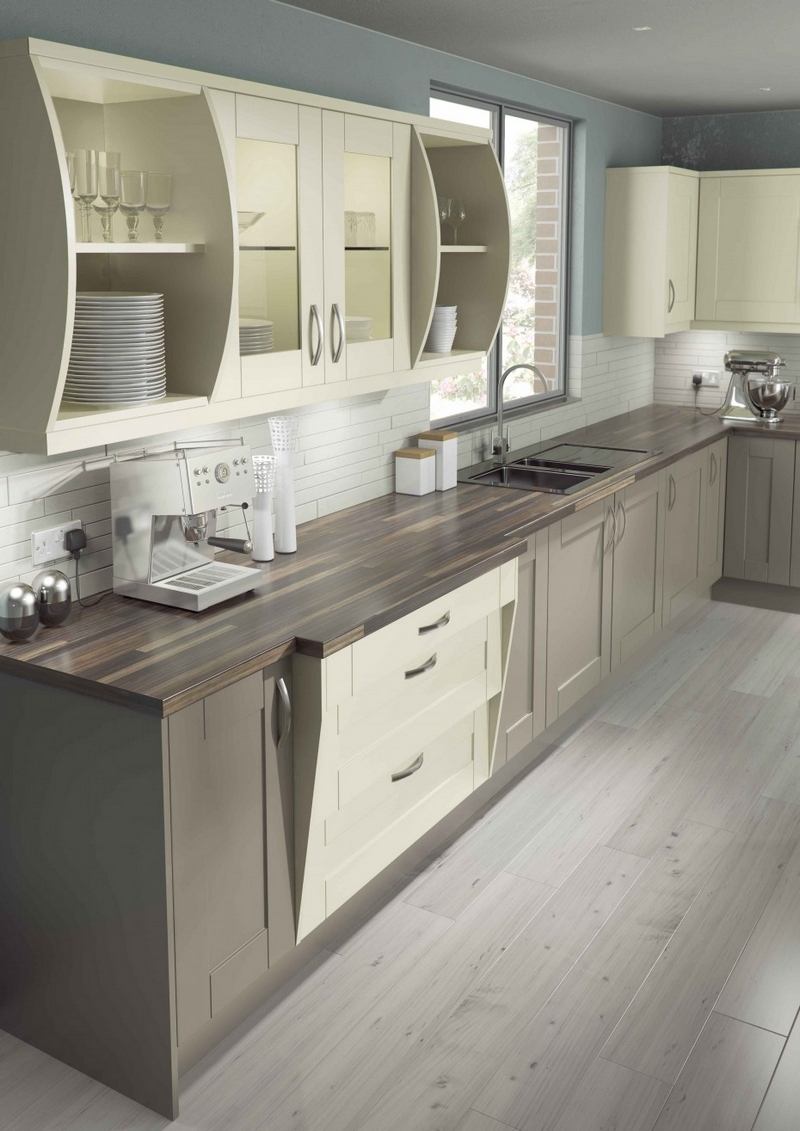 Cuisine gris et bois en 50 modèles variés pour tous les goûts!