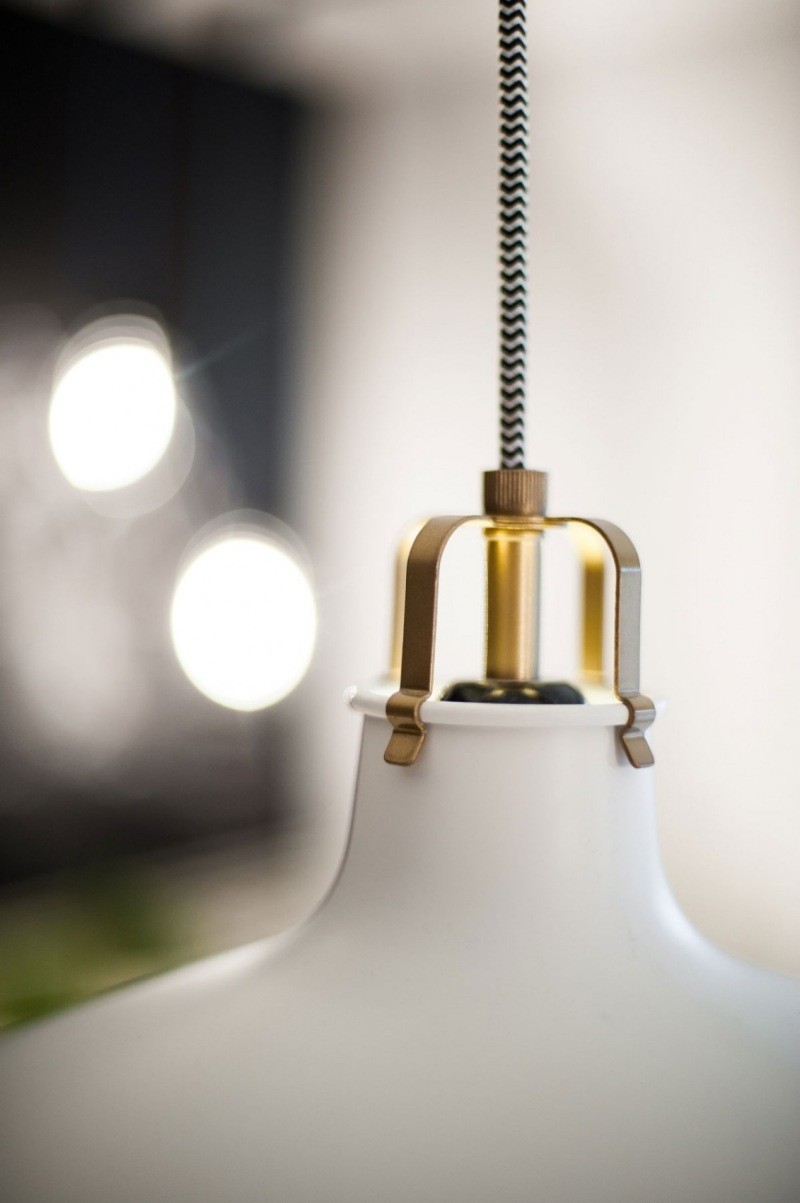 Déco noir et blanc dans un petit appartement chic et raffiné
