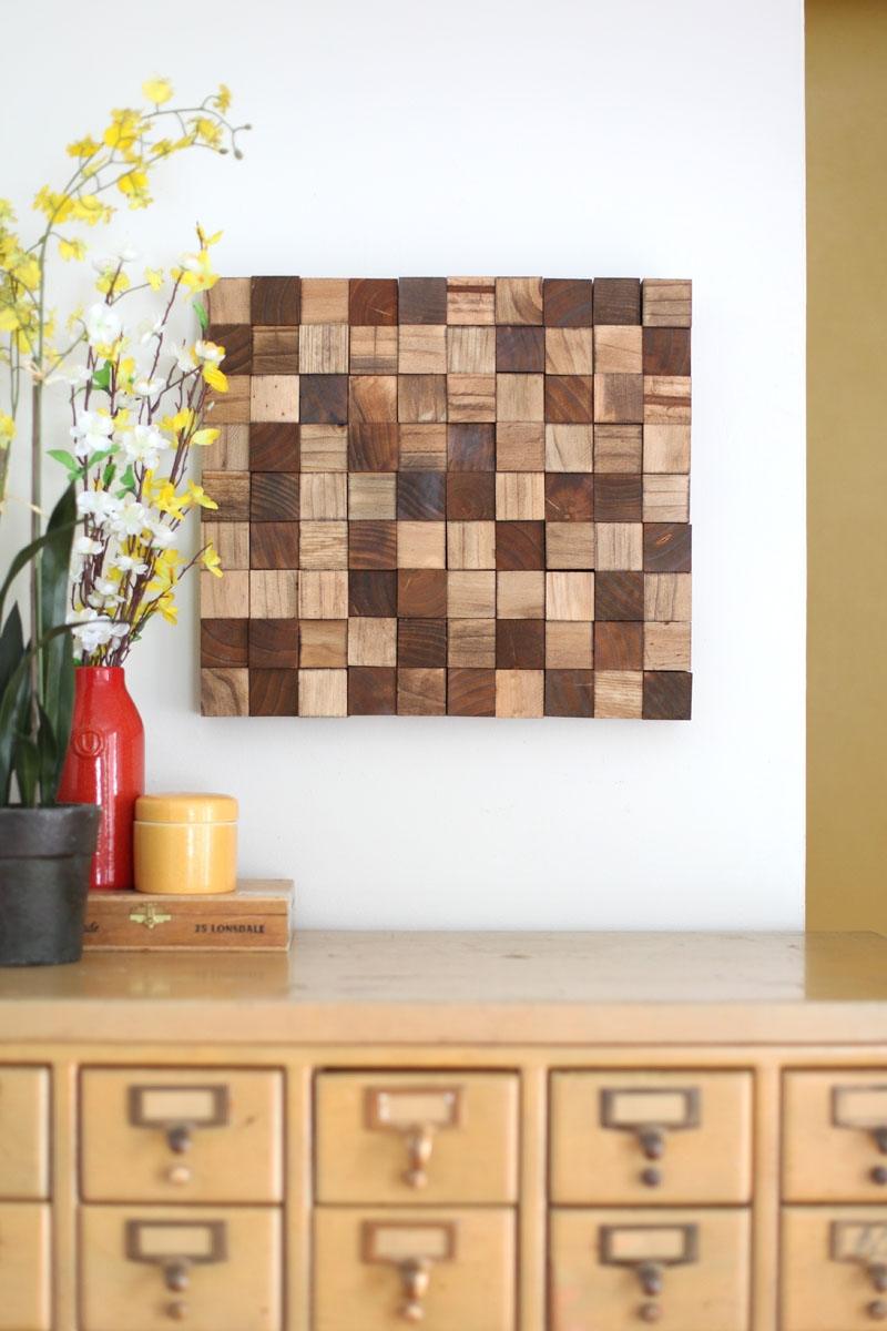 Décoration murale bois à faire soi même – 20 idées créatives