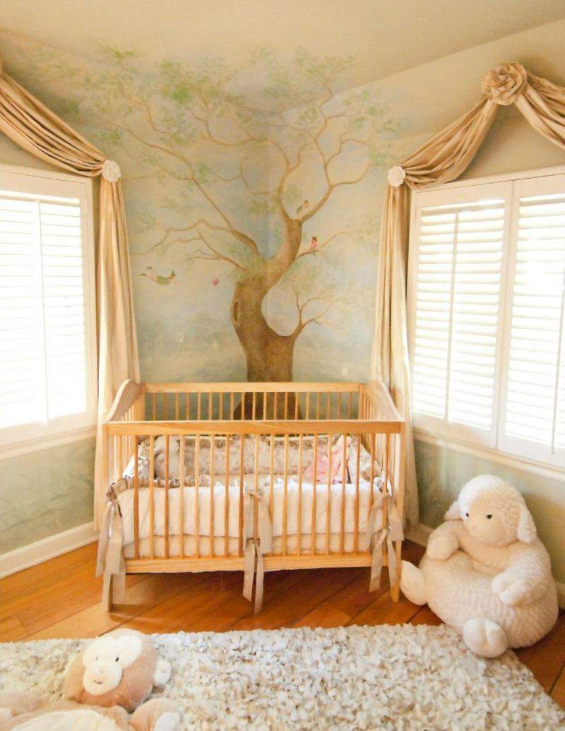 Fresque murale dans la chambre d'enfant – 35 dessins joviaux