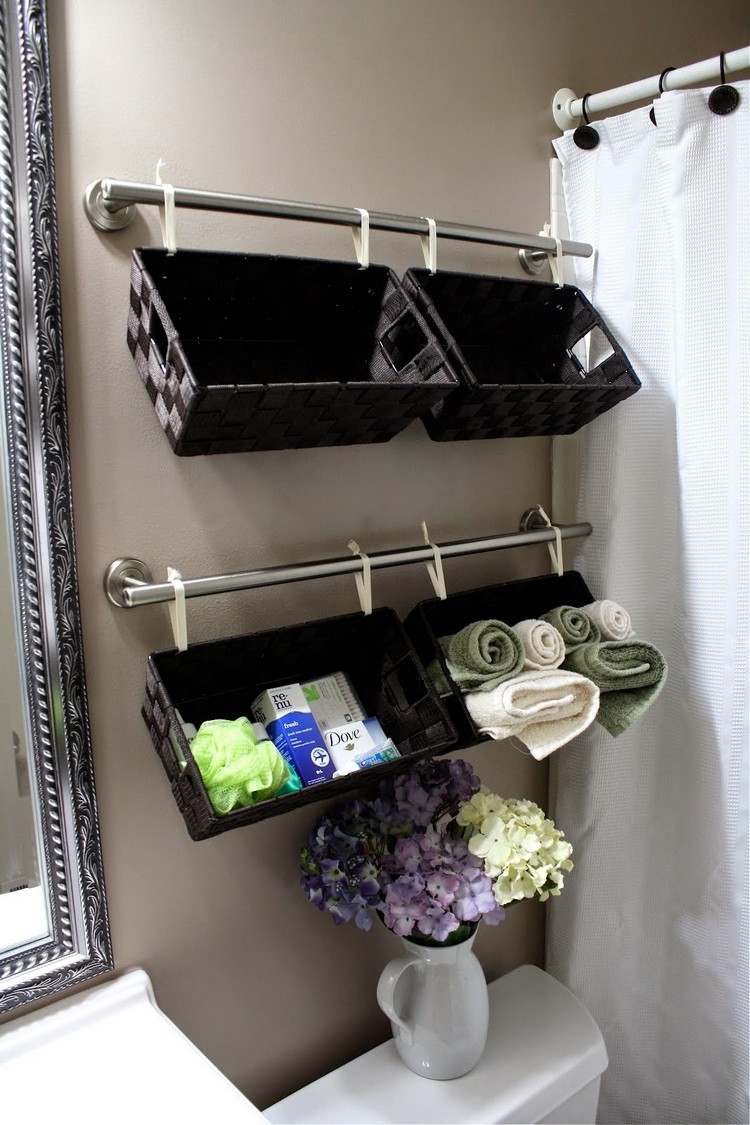 Rangement papier toilette indispensable dans les toilettes