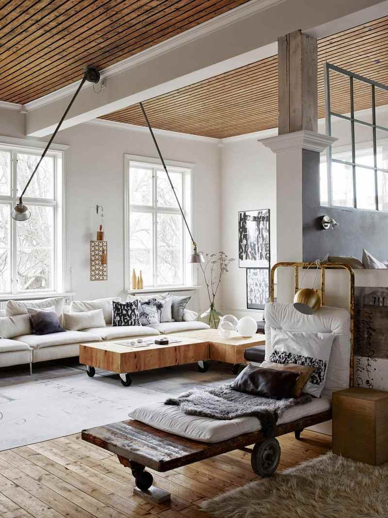 Comment intégrer la table basse style industriel dans le salon