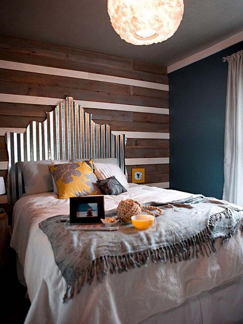 Tête de lit design et tête de lit faite maison 42 idées originales