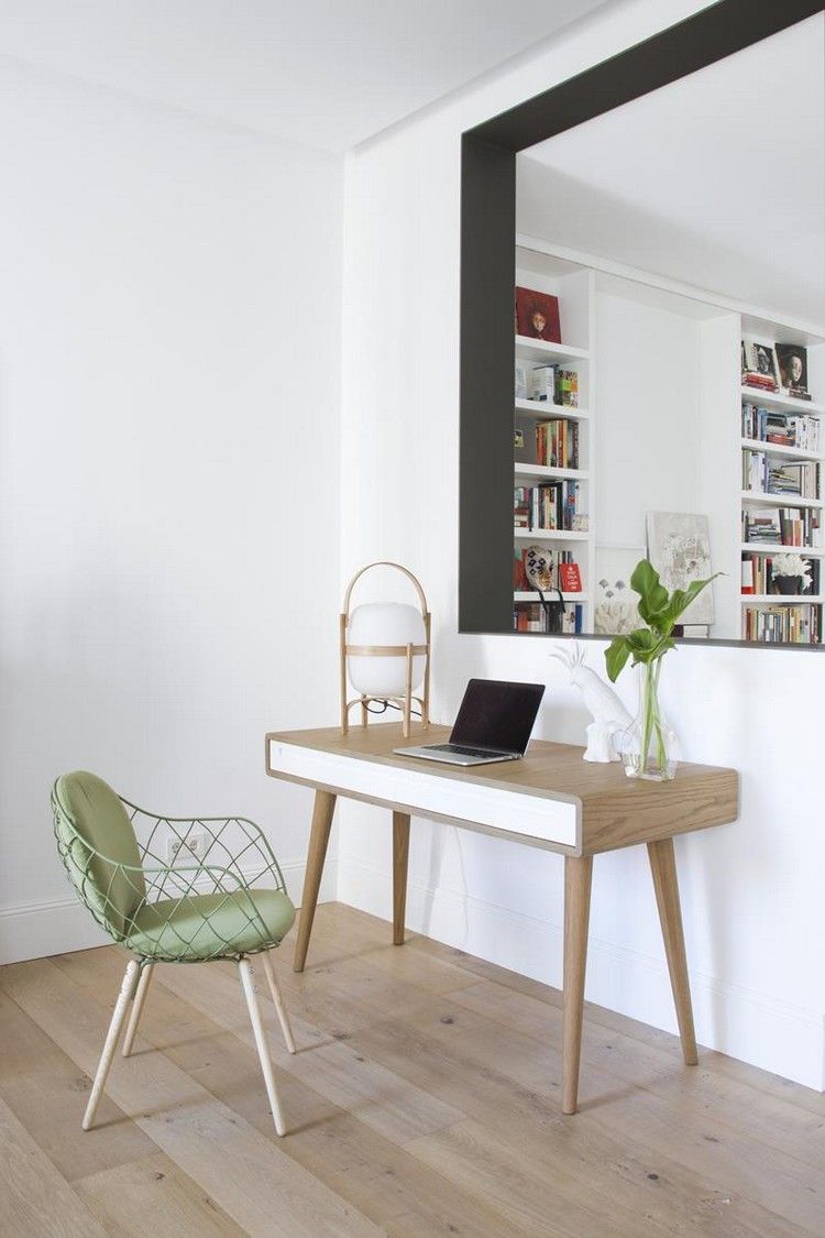 Comment meubler et décorer un bureau scandinave blanc