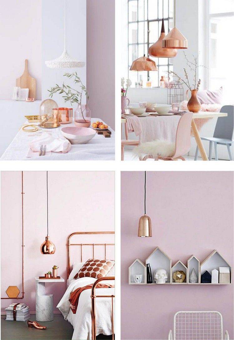 Couleur pantone 2016 déco et mode en rose quartz et bleu sérénité