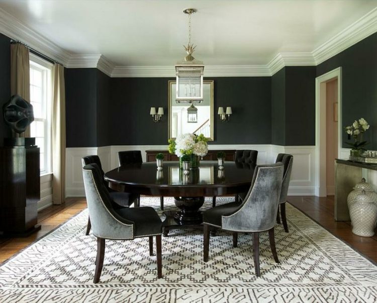 Deco salon contemporain gris: couleur peinture vive le gris dans ...