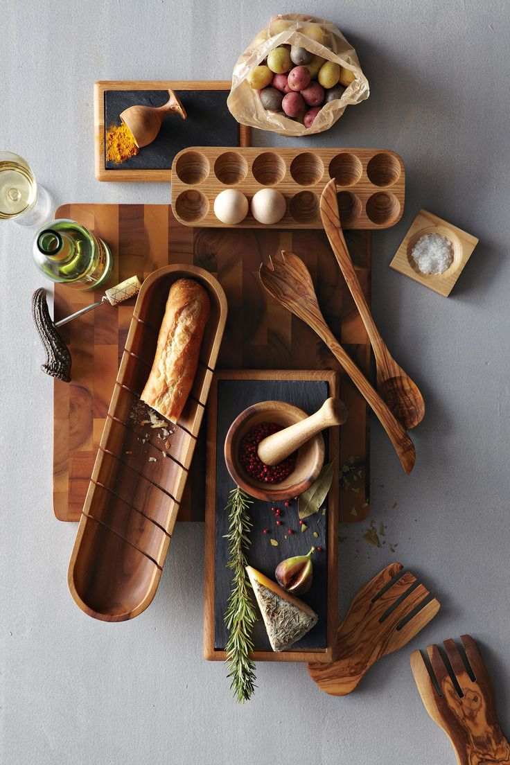 Accessoires de cuisine en bois 17 idées originales et nature