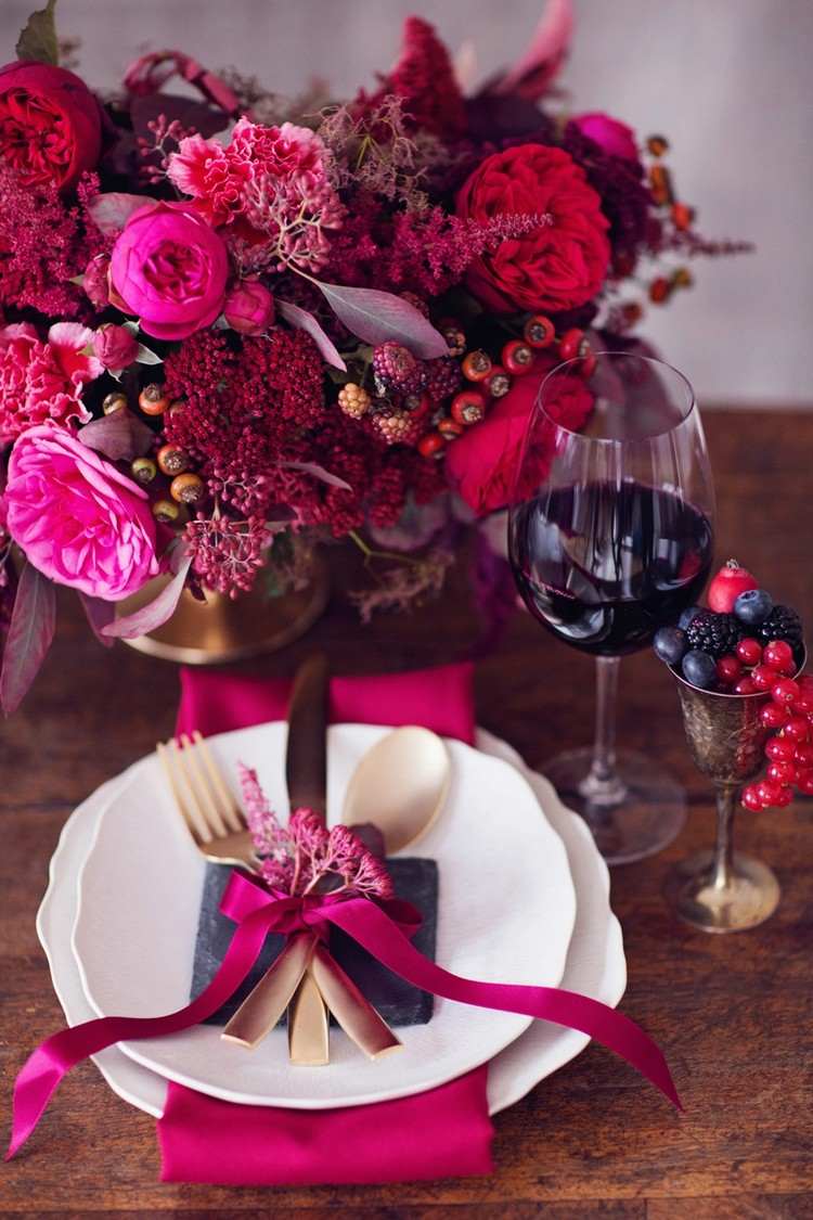 20 idées de déco de table saint valentin romantique et originale