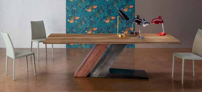 table contemporaine design italien