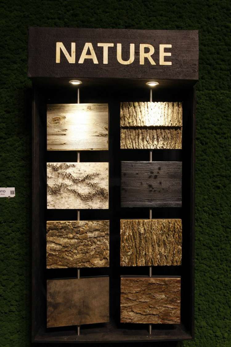 Déco nature – des tableaux végétaux, des panneaux d'aspect écorce ...