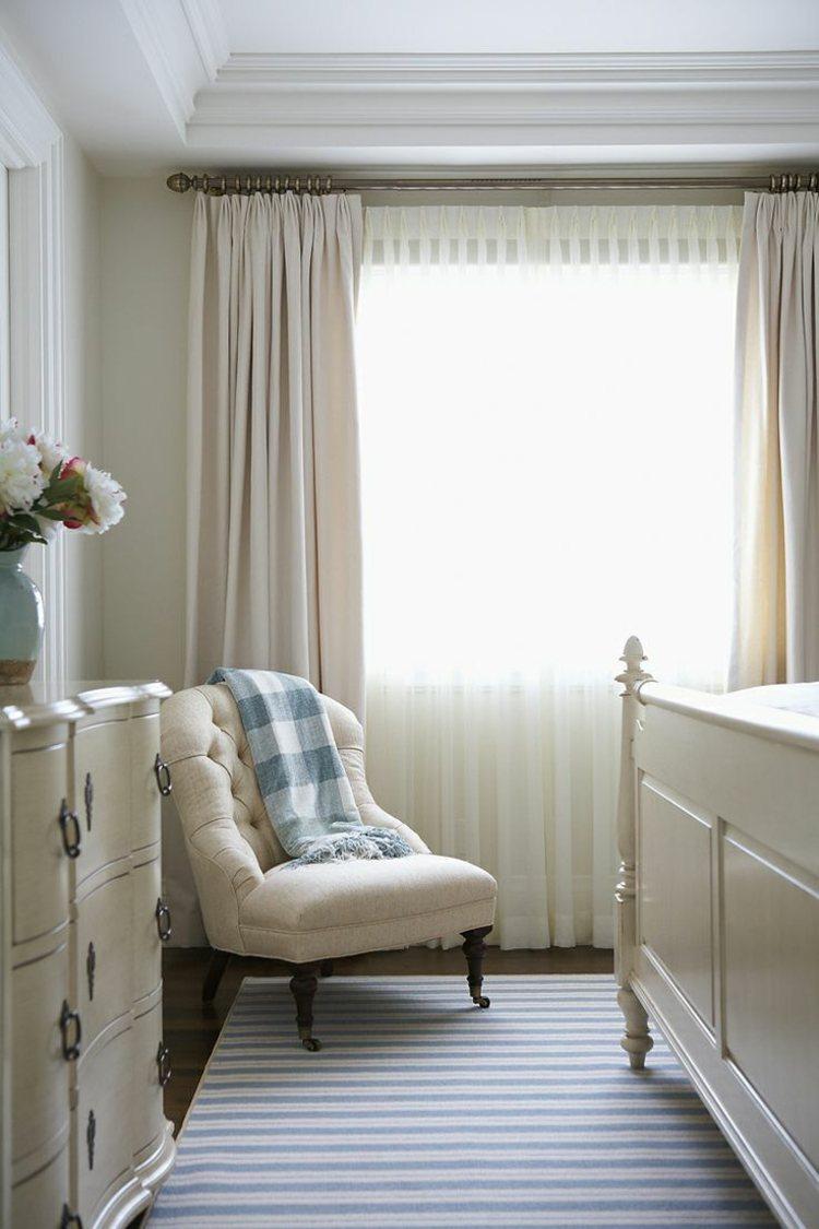 Rideaux chambre adulte design d'intérieur chic en 50 idées