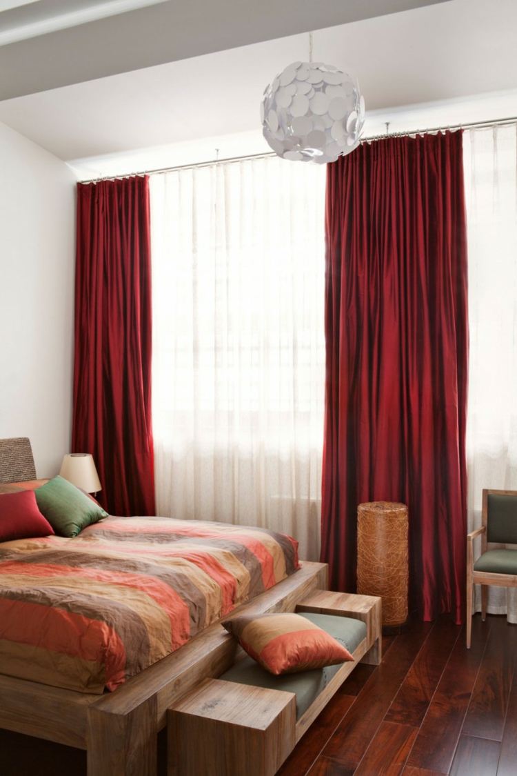 Rideaux chambre adulte design d'intérieur chic en 50 idées