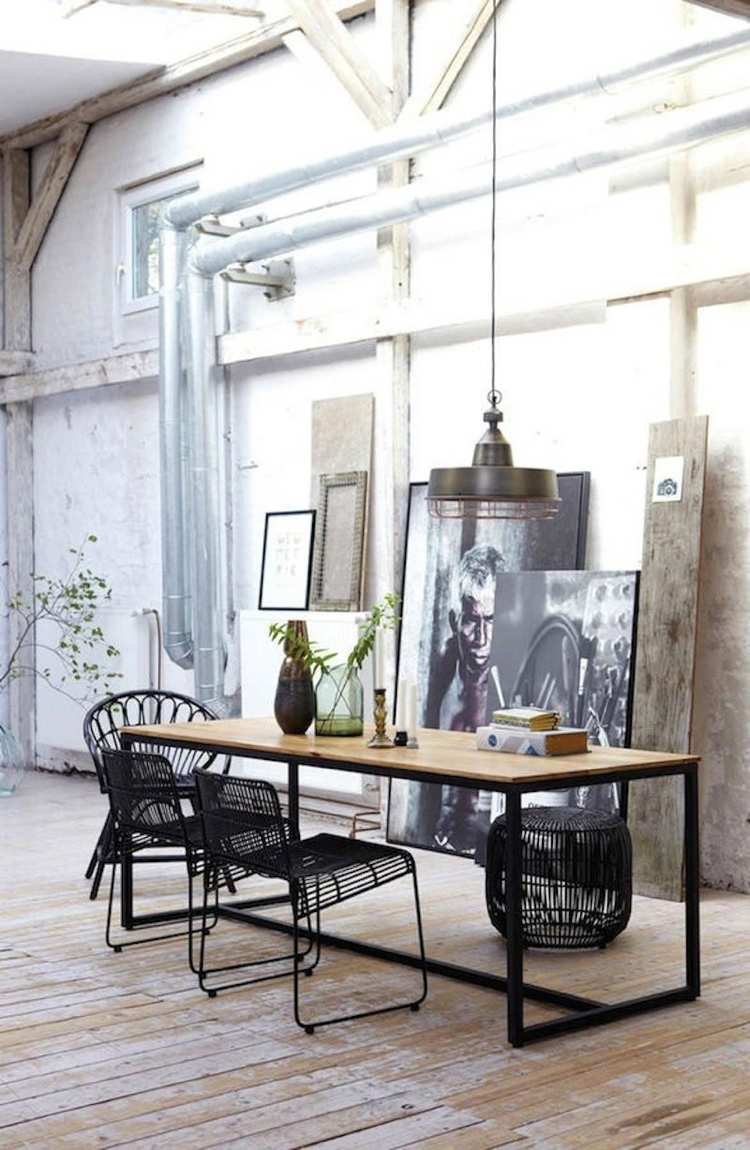 Intégrer la décoration industrielle à l'intérieur contemporain