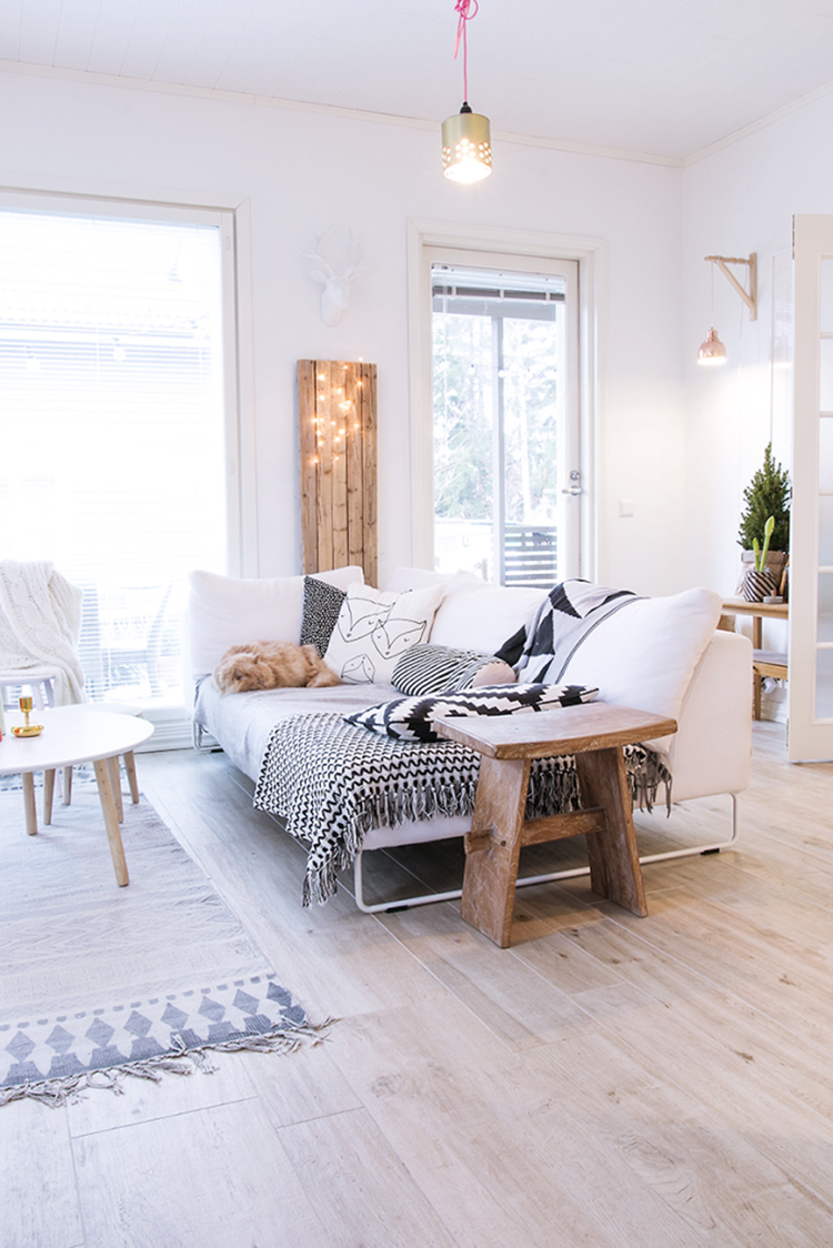 Intérieur blanc et bois – 40 idées inspirantes à emprunter