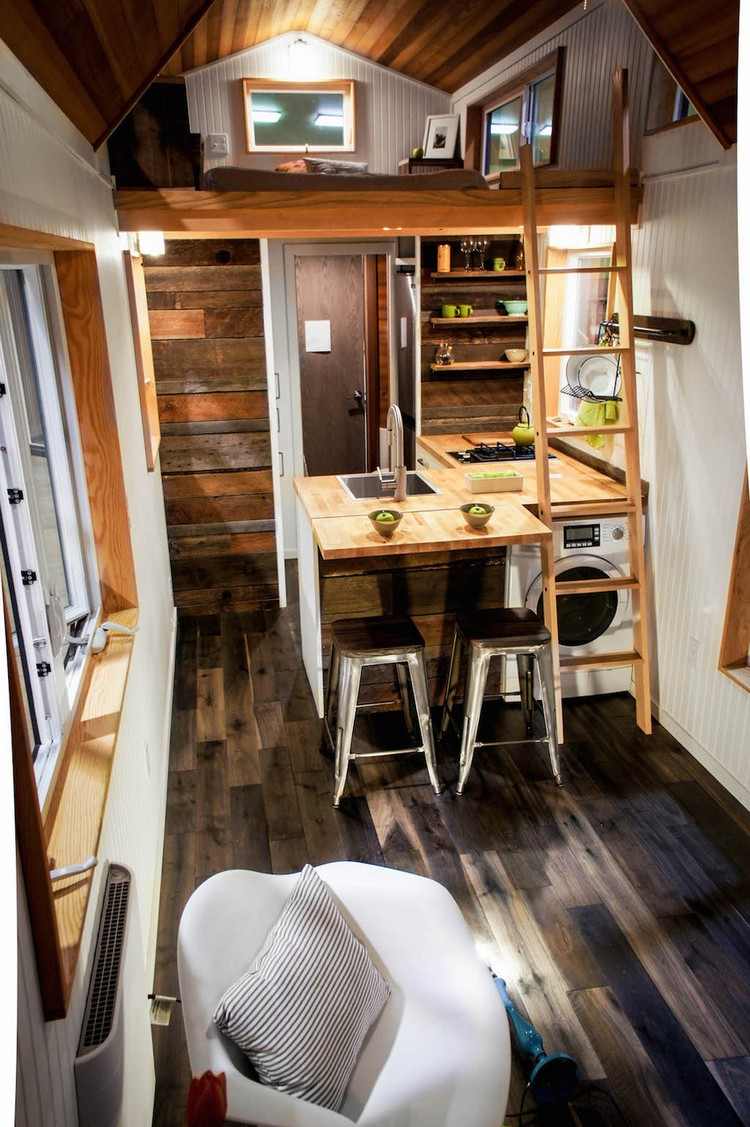 Petite maison bois en 18 idées d'aménagement fonctionnel