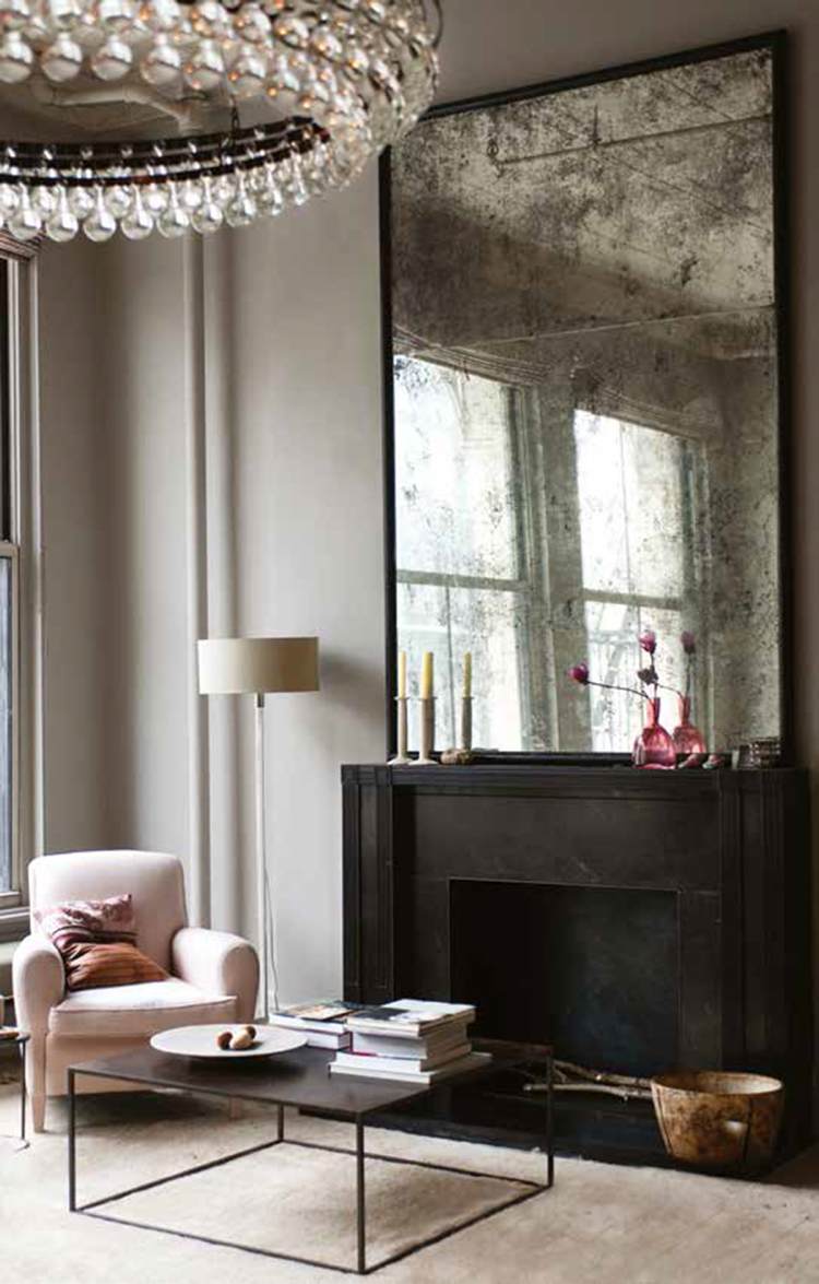 Grand miroir vintage à utiliser dans la décoration – 20 idées