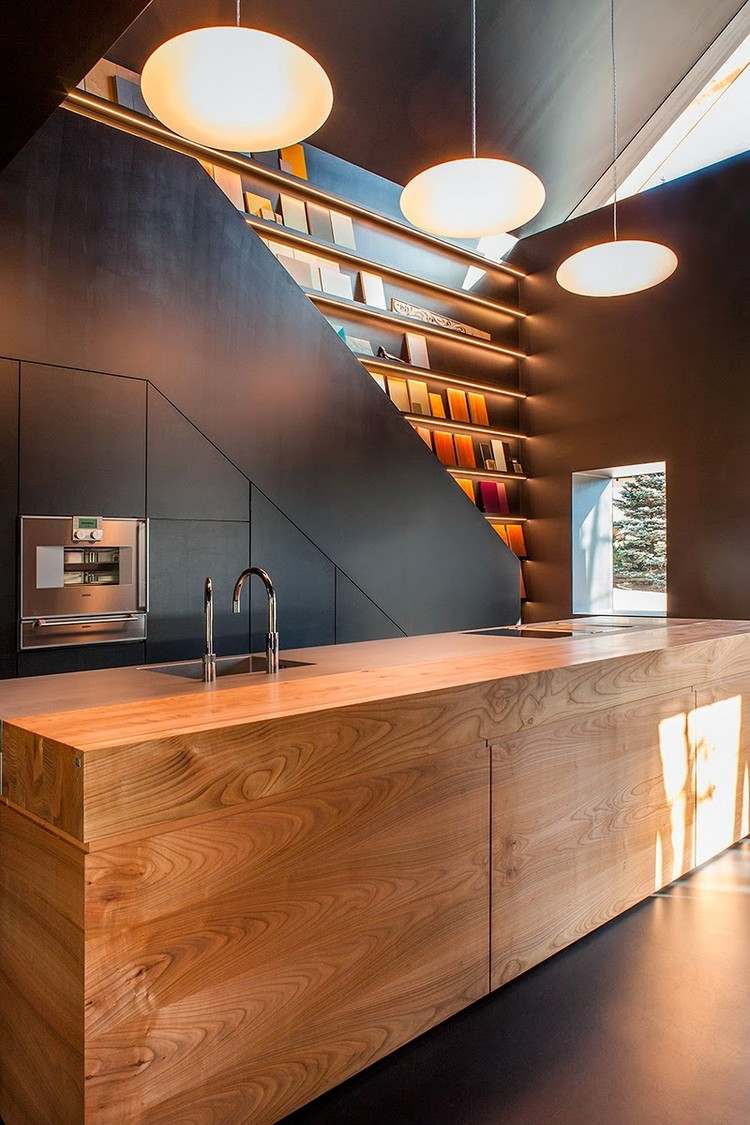 Ãlot de cuisine au design revisité selon les tendances actuelles