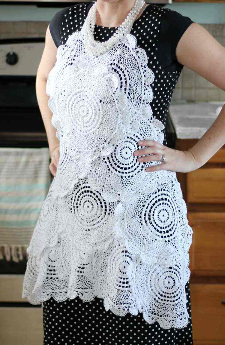 Dentelle au crochet pour fabriquer des objets déco au charme vintage
