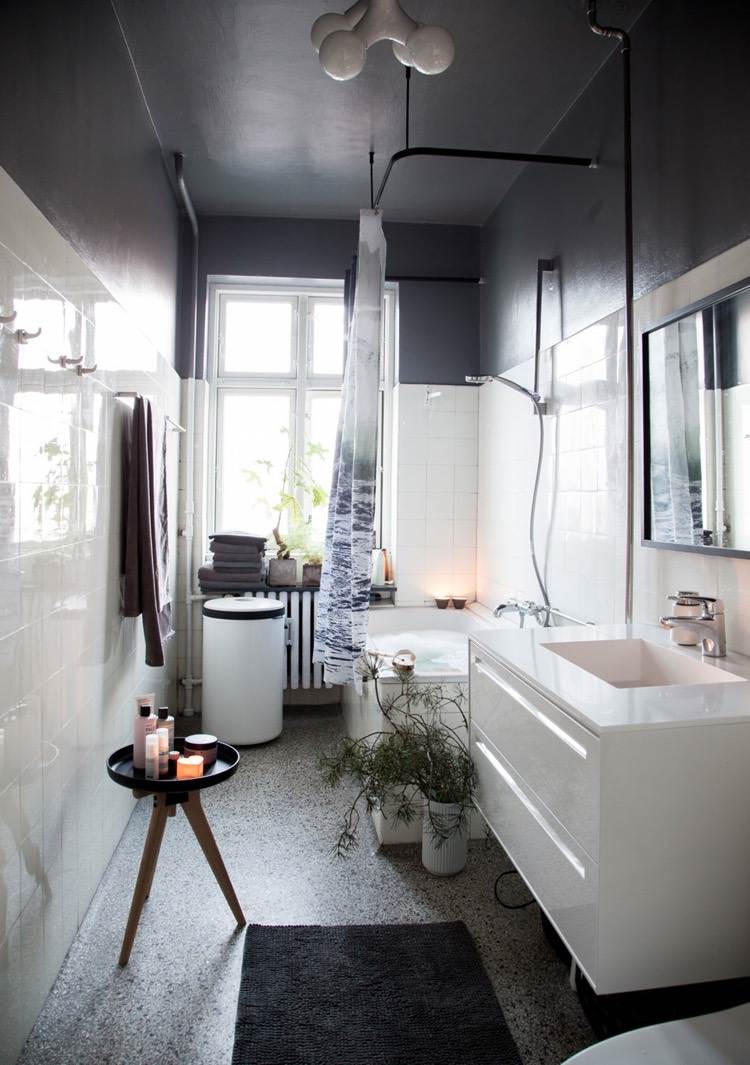 Salle de bain blanche et noire – un classique revisité en 20 ...
