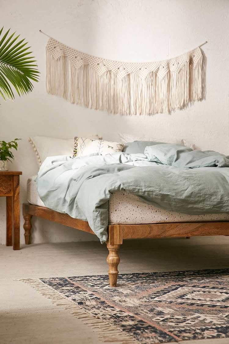 Chambre bohème blanche et pleine de charme pour un chez soi cosy