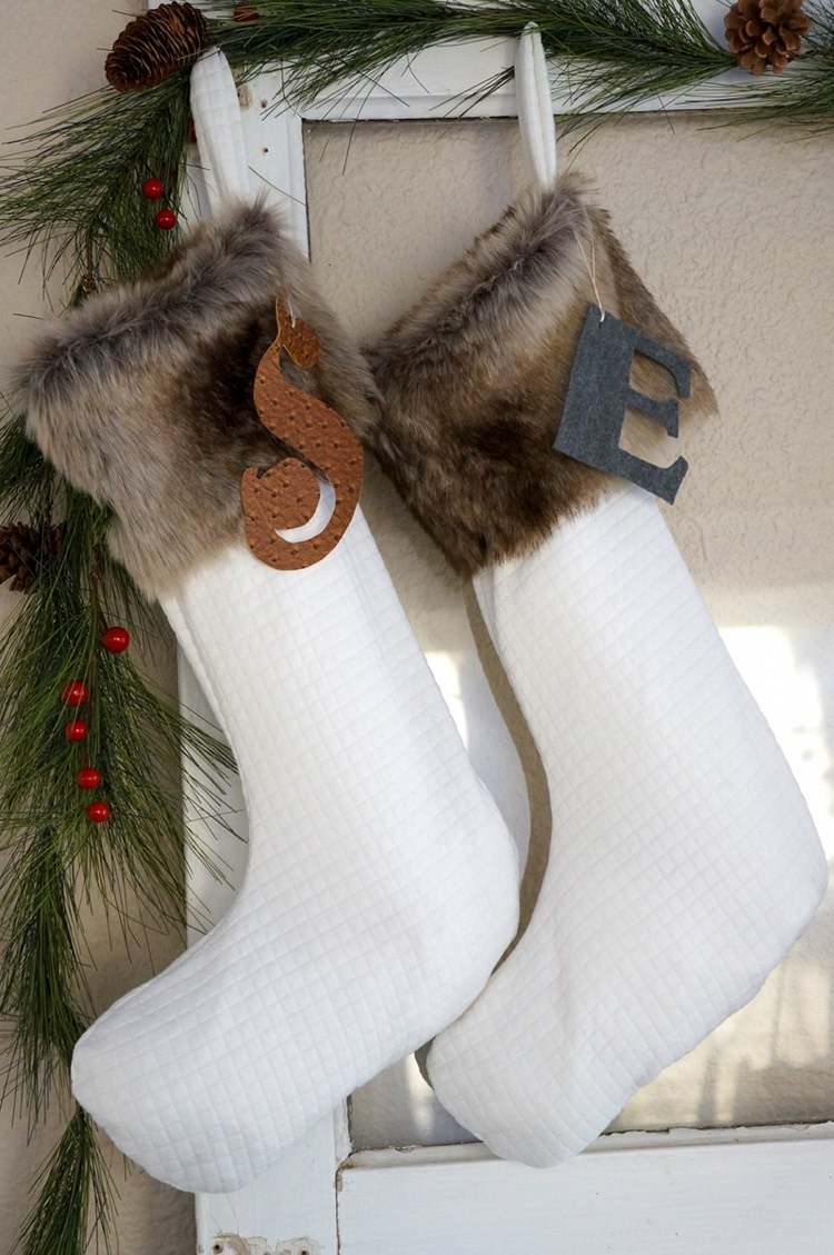 La chaussette de noël en 30 idées–tradition et déco de fête ...