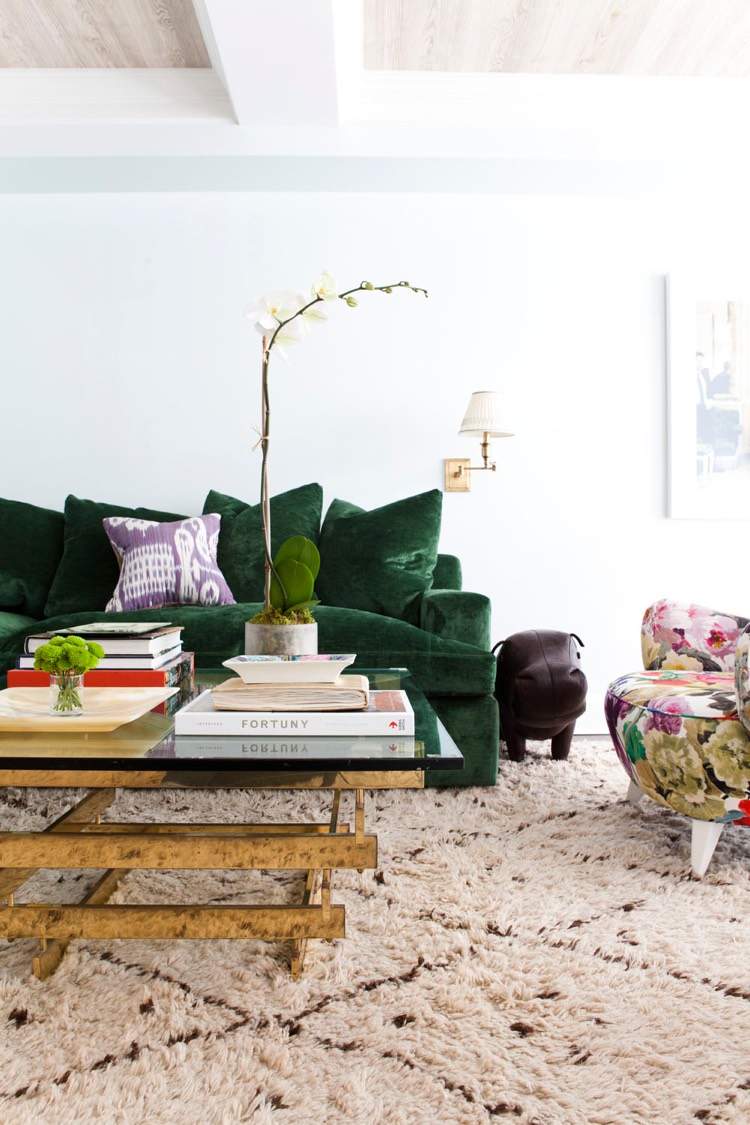 Tendance déco salon – un mix de couleurs et de meubles trendy à ...