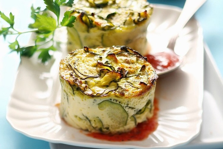 Flan De Courgettes Pr Parer La Veille Recettes Faciles Et Light