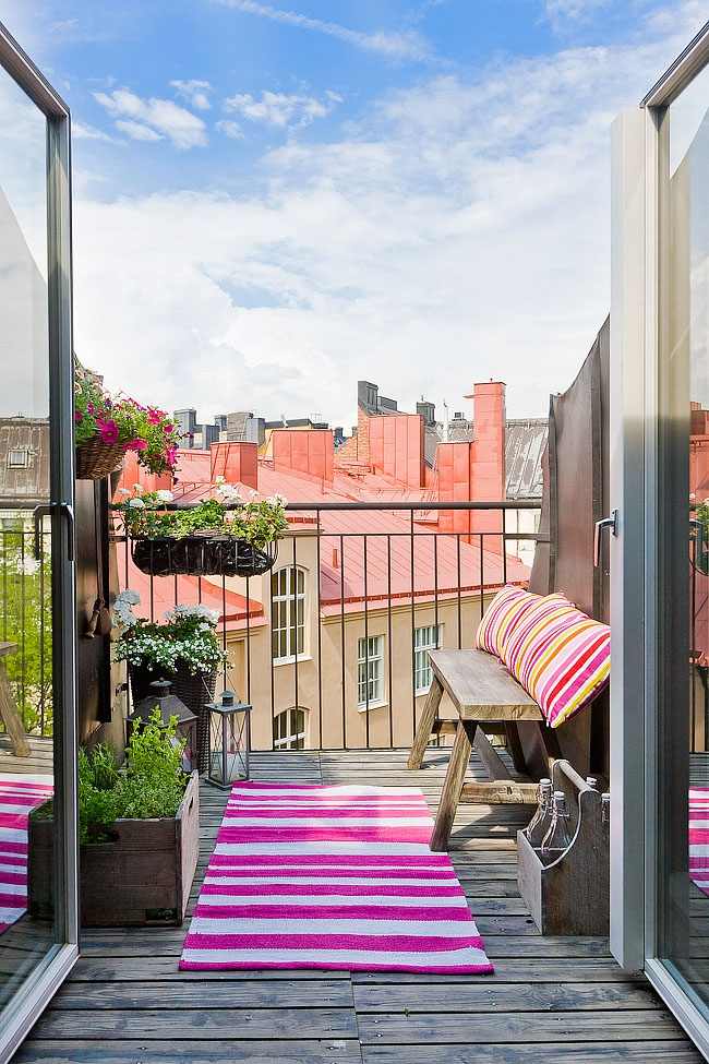 Balcons, terrasses et patios: 105 idées de design magnifique Vintage Balcon décor