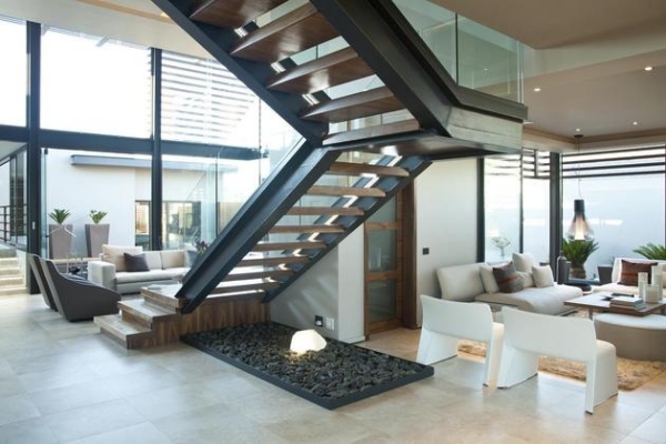 balustrade verre escalier design unique