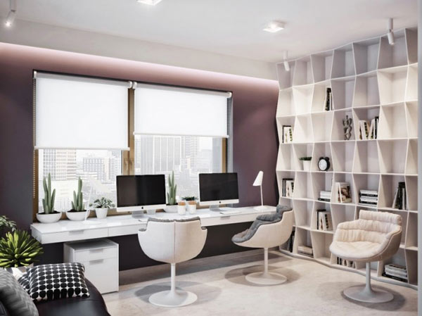 bureau contemporaine luxe espace moderne