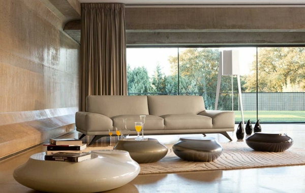 couleur-beige-sofa-table-design-intéressant