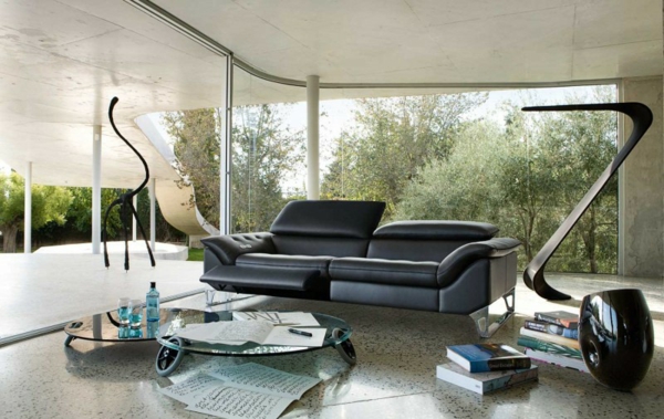 design-canapé-moderne-confortable-cuir-noir