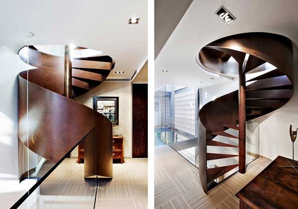 design innovatif escalier colimaçon sans contremarches