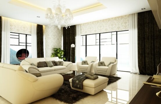 fauteuil-canapé-blanc-tapis-poil-long