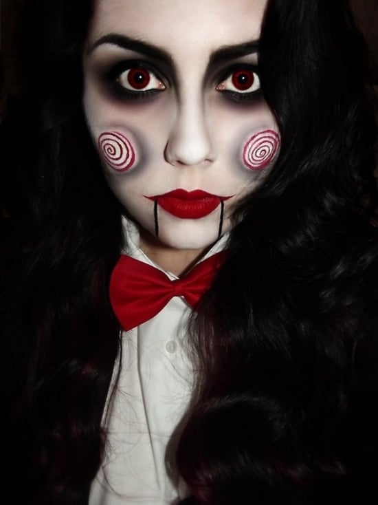 idée-maquillage-d`Halloween-noir-rouge