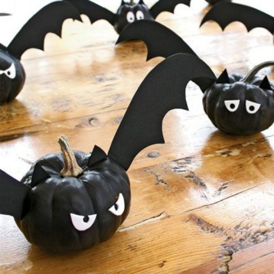 idée-déco-citrouille-d`Halloween-chauve-souris