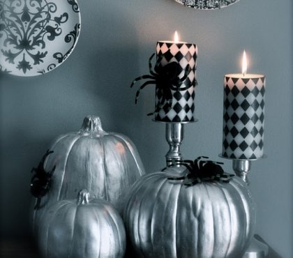 idée-originale-citrouille-d`Halloween-argent