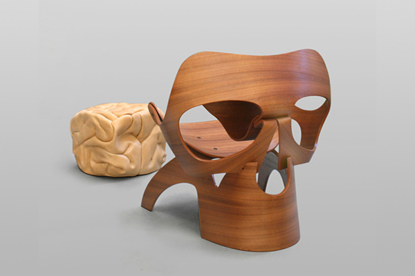 mobilier design la-chaise-crane-et-le-cerveau
